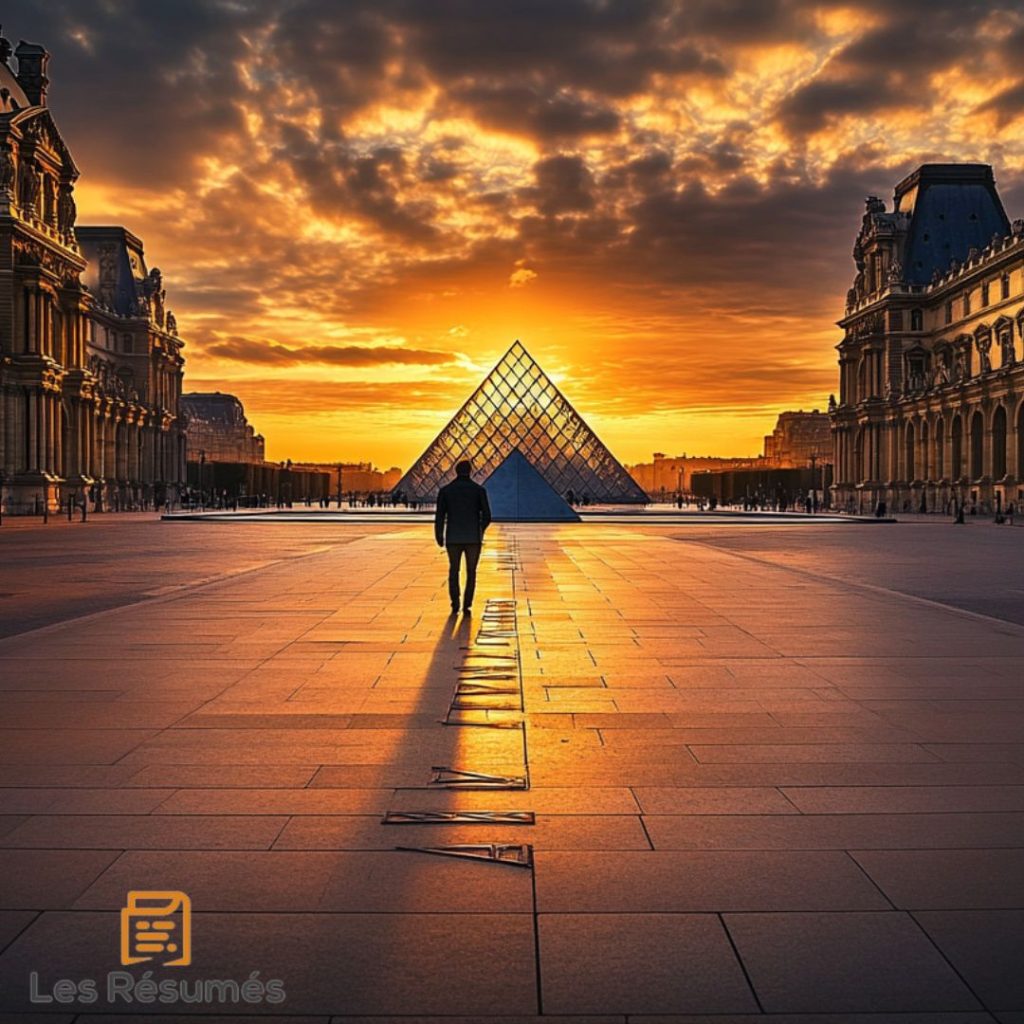 Scène de fin du Da Vinci Code où Langdon découvre où est le Graal. 