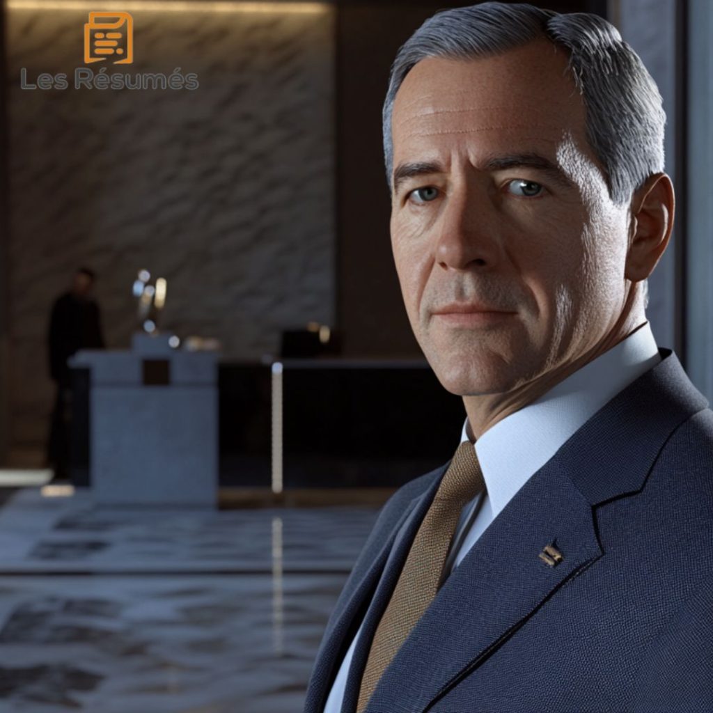 Photo de André Vernet, le directeur de la banque de Zurich. 
