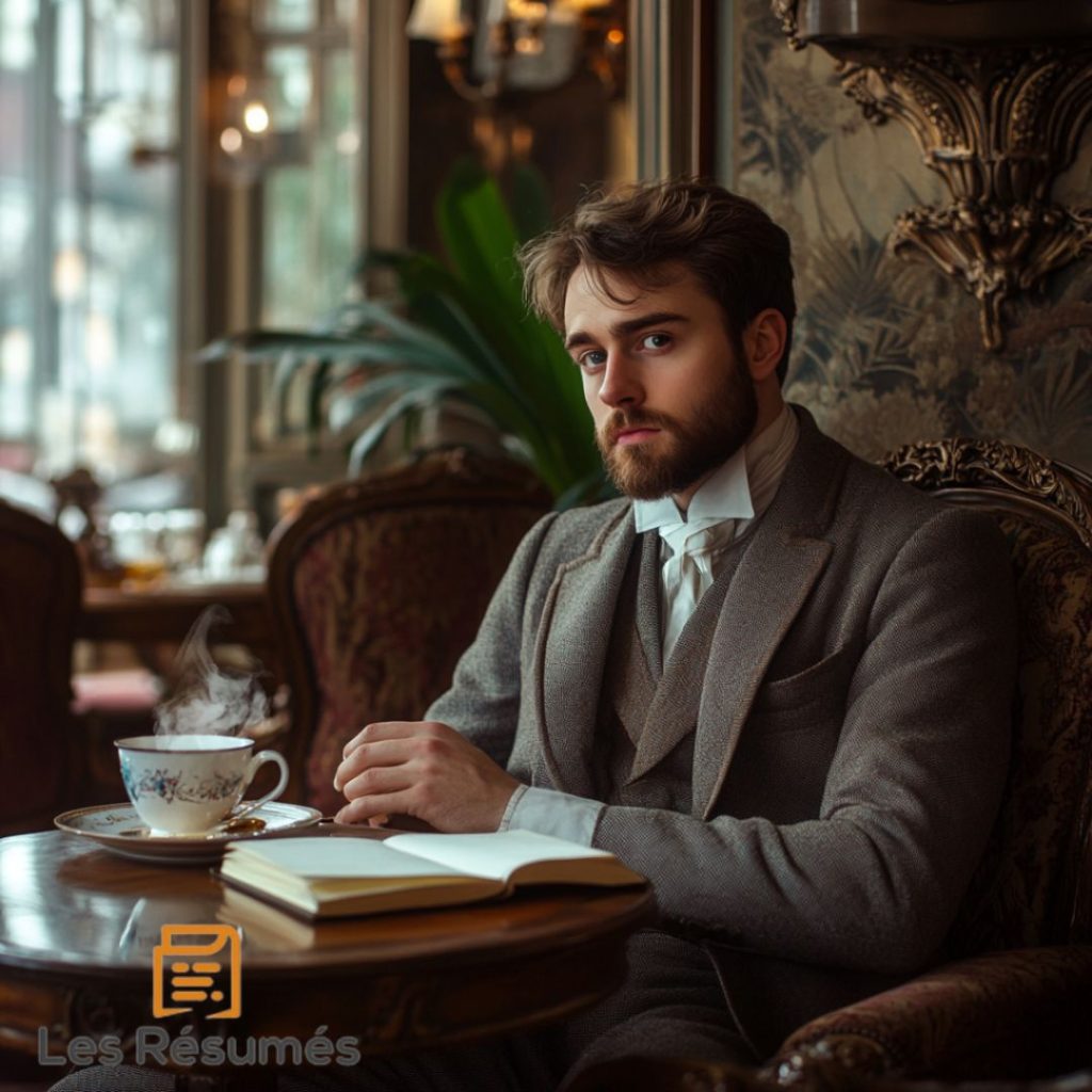 Photographie du narrateur de Jeux de Miroirs de Colette. 