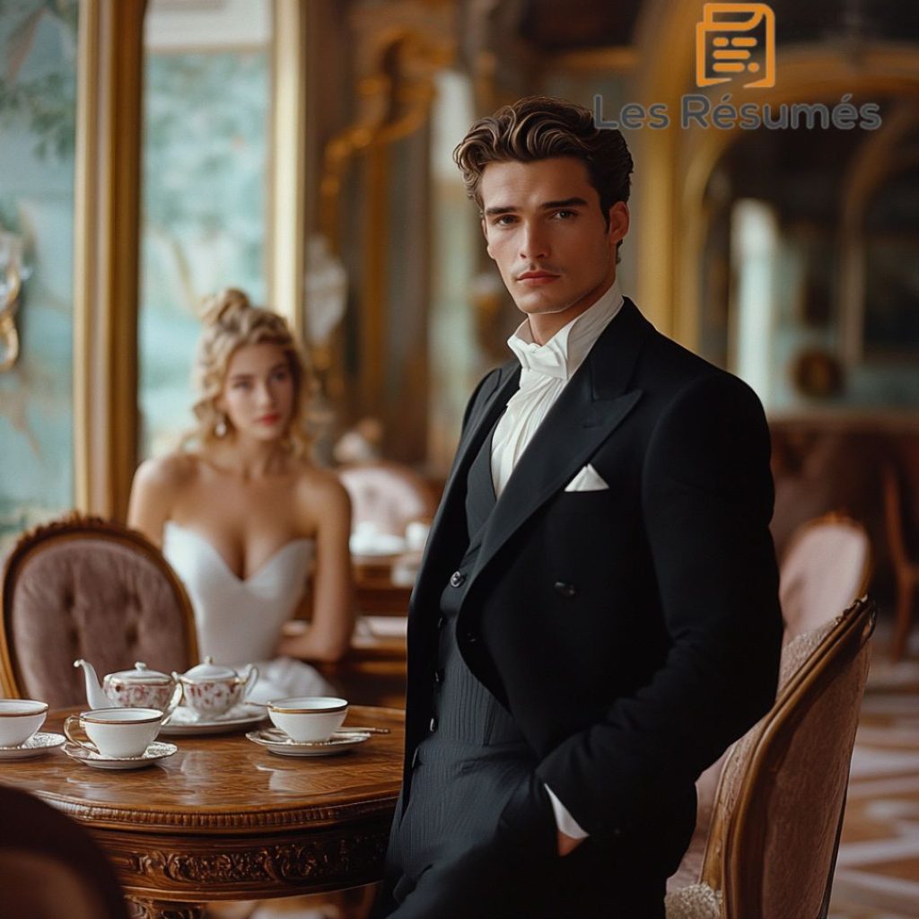 Photo de L'Homme qui est séduit par l'authenticité de la femme blonde dans Jeux de Miroirs de Colette. 