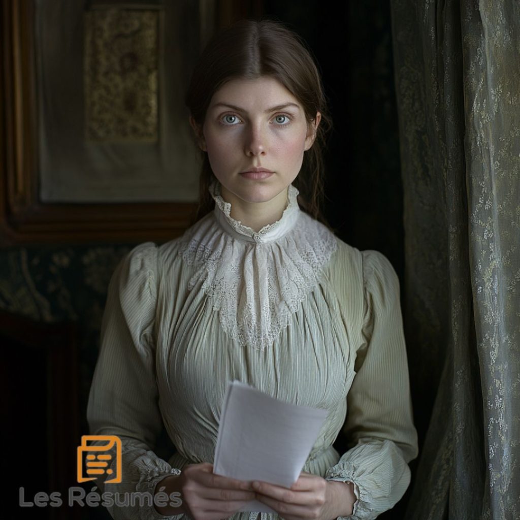Photo de la servante qui annonce le décès d'Elsie. 