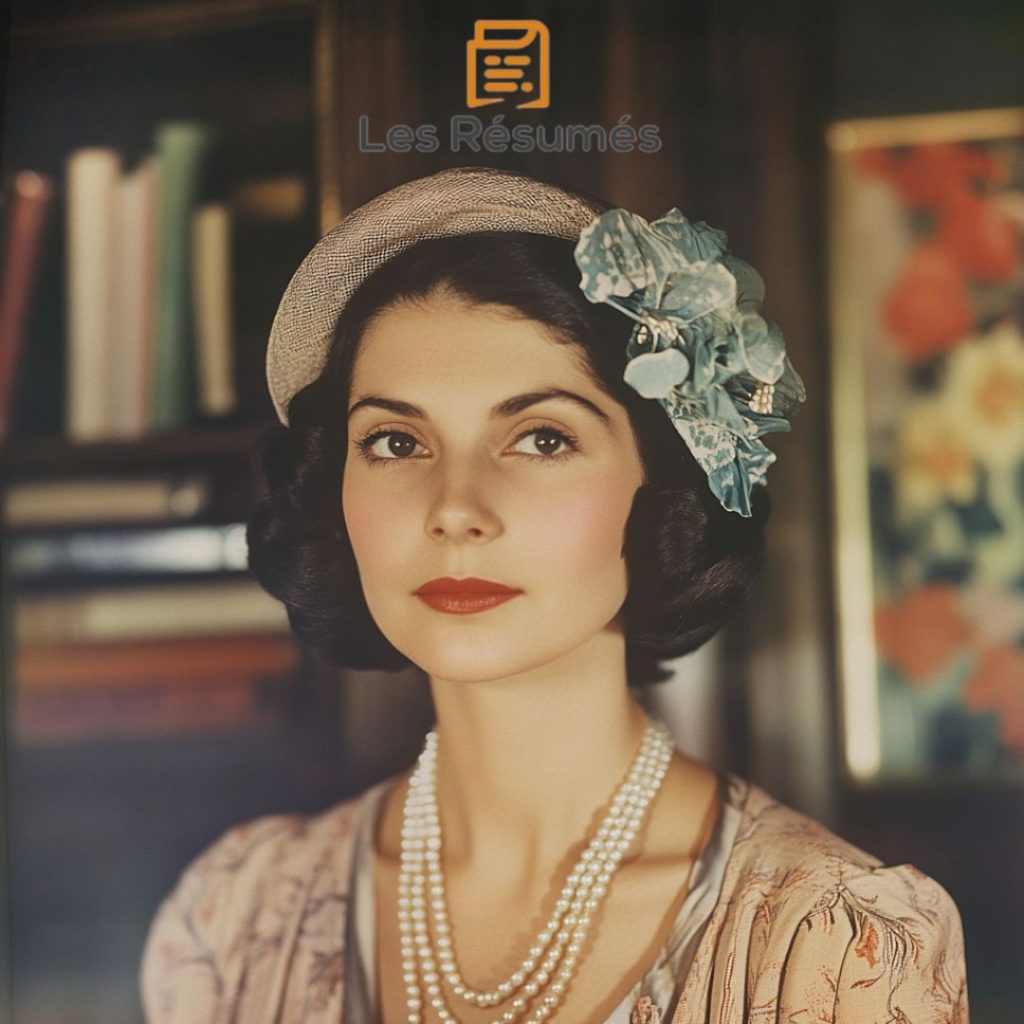 Photo d'Emilienne Carisay, la maîtresse de Valentin, dans Le marchand de masques. 