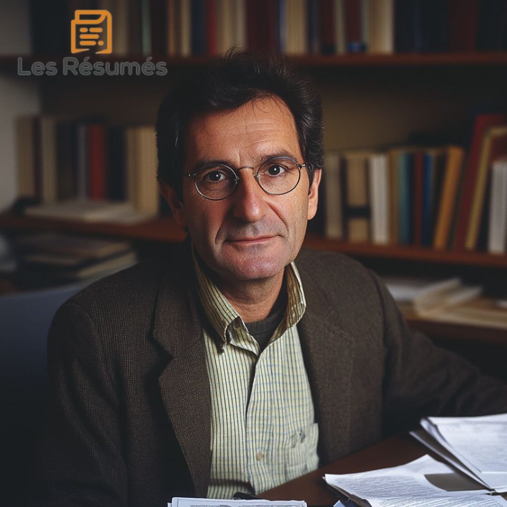 Photo d'Adrien Sarabosse qui écrit la biographie de son oncle dans Le marchand de masques. 