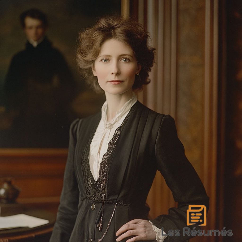 Photo de Mlle Valentin dans une des nouvelles de La Femme Cachée de Colette. 
