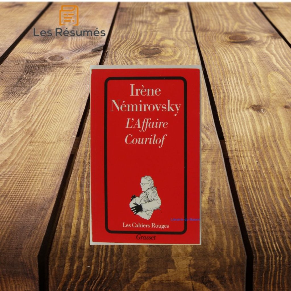 Page de couverture de l'affaire Courilof d'Irène Némirovsky. 