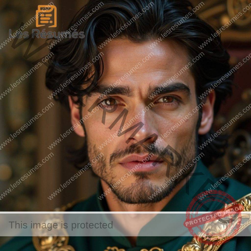 Photographie du roi de Garbe qui est promis à Alaciel dans le conte de Boccace. 