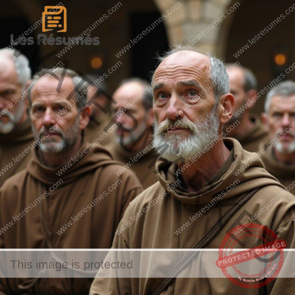 Photo des Confrères de Frère Albert. 