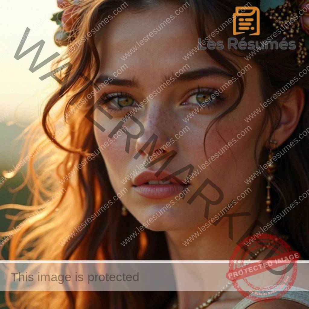 Photo de Sigismonde, la fille de Tancrède, qui choisit d'aimer Guichard, même si cela comporte des risques. 