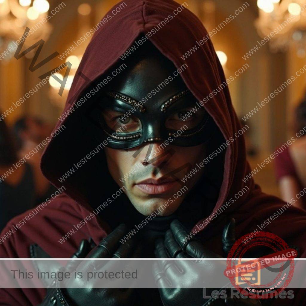 Photographie de Le Mari à la cagoule dans La Femme Cachée. 