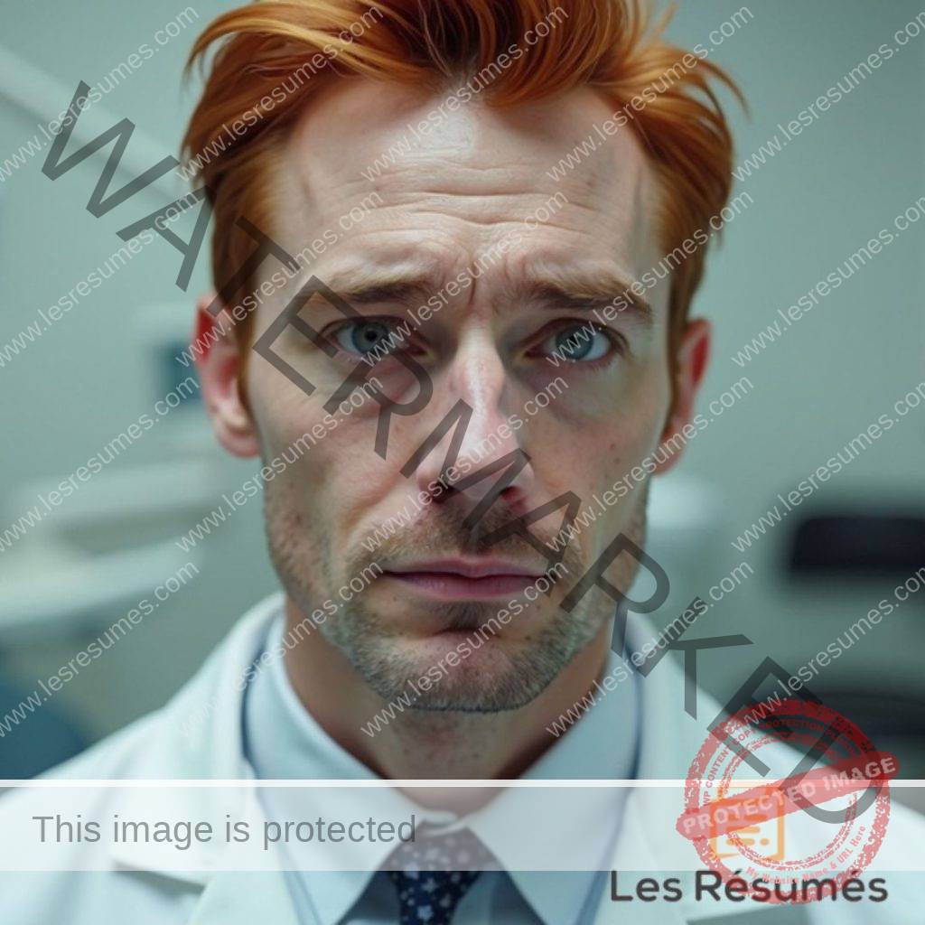 Photographie du dentiste américain. 