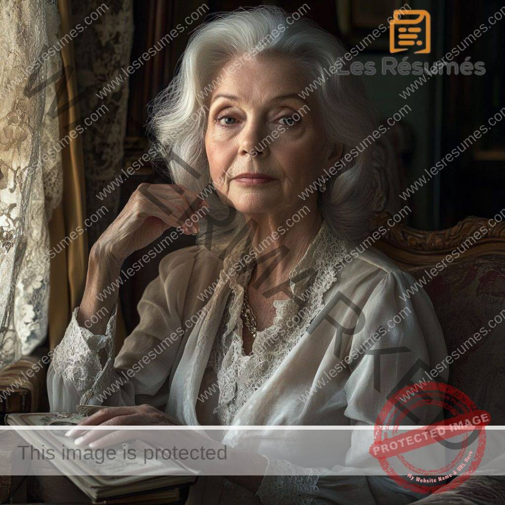Photographie d'Alice dans Le Portrait 