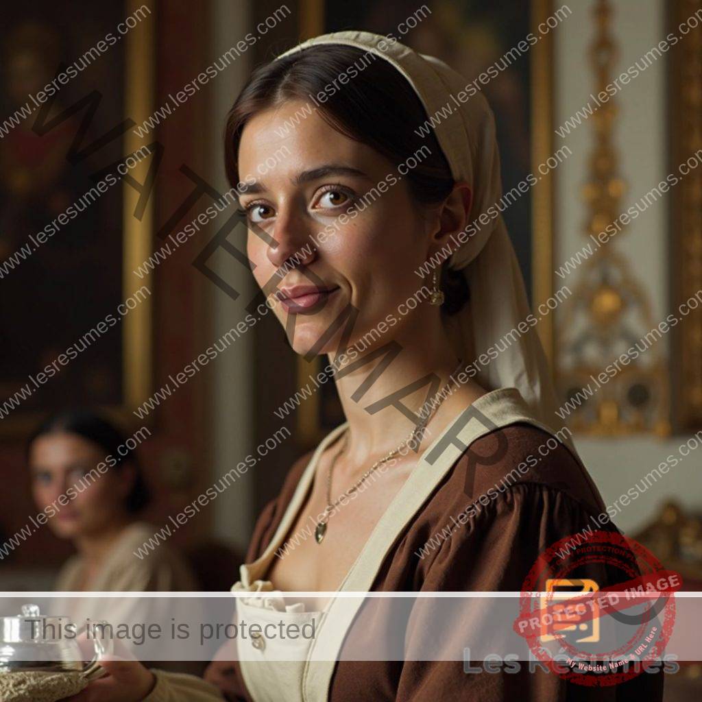 Photo de la femme de chambre, une servante fidèle, qui incarne la loyauté et le courage.
