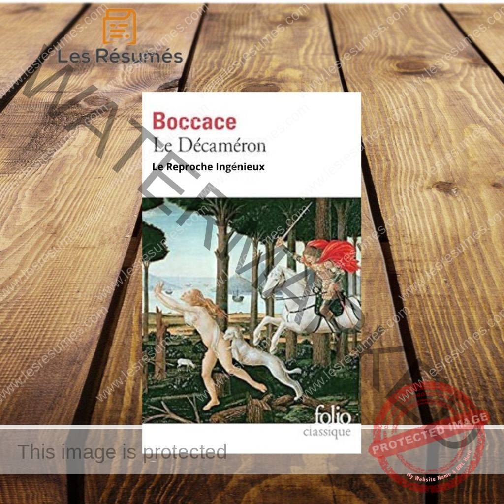 1ère page de Le Reproche Ingénieux de Jean Boccace. 