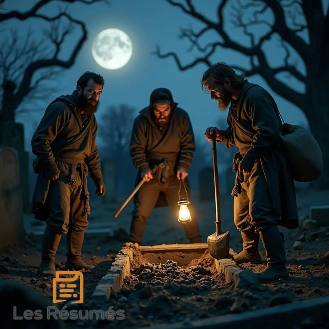 photo des voleurs de tombe dans Le Rubis de Boccace.