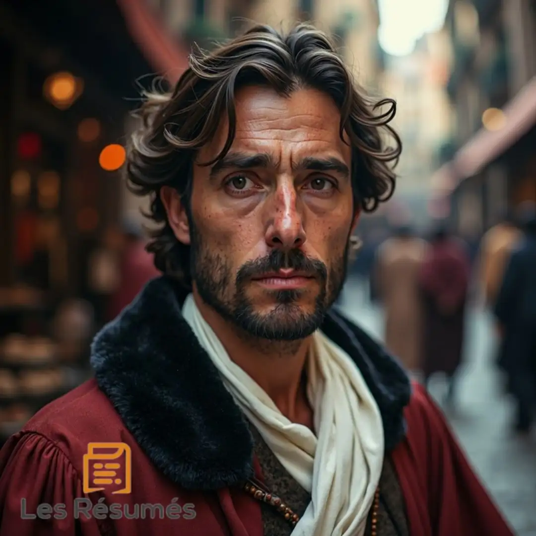 photo d'André de la Pierre qui se fait manipuler par la courtisane dans Le Rubis