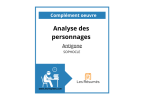 Page de couverture pour notre analyse des personnages d'Antigone de Sophocle.