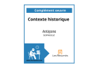 Page de couverture de notre article sur le contexte historique d'Antigone de Sophocle.
