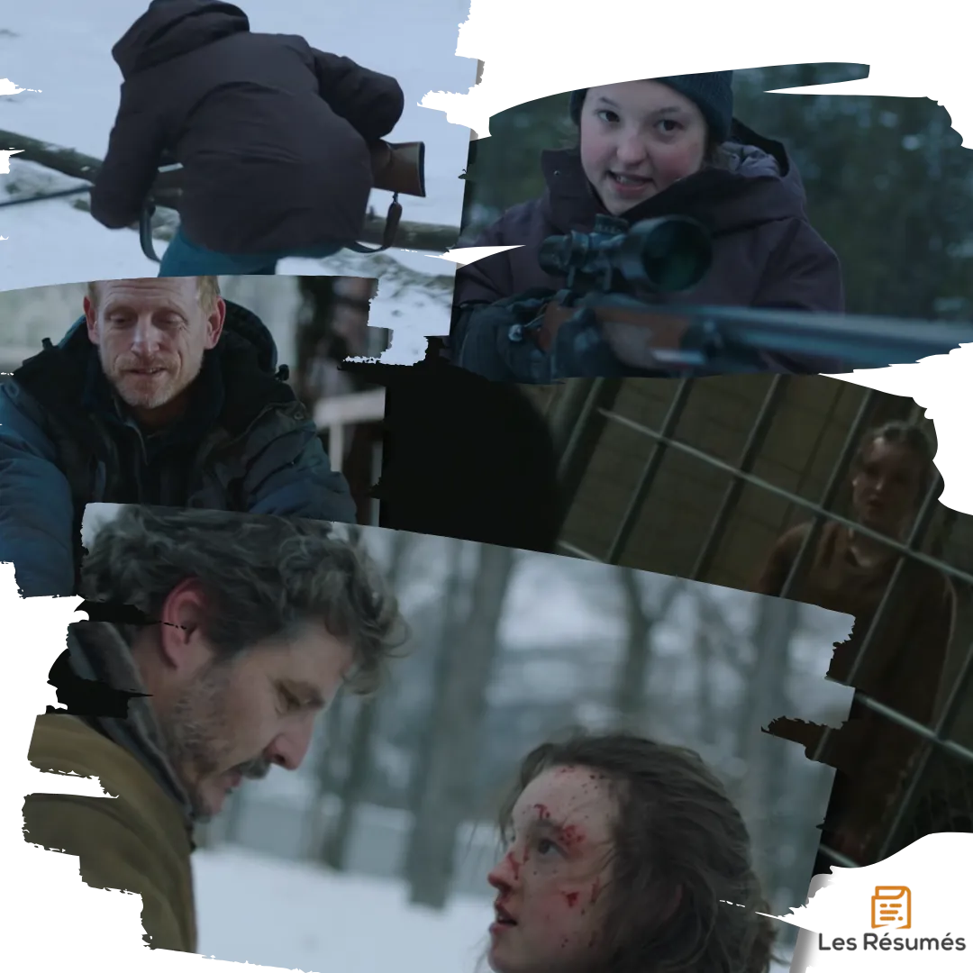 Montage des scènes marquantes de l'épisode 8 de The Last Of Us : notamment la rencontre entre Ellie et David, l'enfermement d'Ellie et la scène où Joel appelle Ellie baby girl.